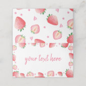 ストロベリーフードテント座席表ベリースウィート プレイスカード (外部開封)