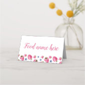 ストロベリーフードテント座席表ベリースウィート プレイスカード (正面)