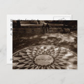 ストロベリーフ想像ィールズトリビュートセントラルパークNYC ポストカード (正面/裏面)