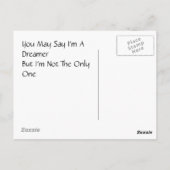 ストロベリーフ想像ィールズトリビュートセントラルパークNYC ポストカード (裏面)