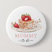 ストロベリーブランチ赤ちゃんシャワーママにボタン 缶バッジ (正面)