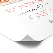 ストロベリーブランチ赤ちゃんシャワー本とギフトサイン ポスター (角)