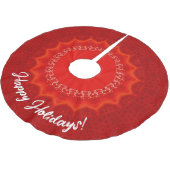 ストロベリーブリス ブラッシュドポリエステルツリースカート (アングル)