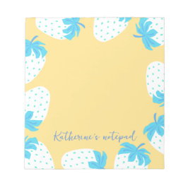 ストロベリーブルーイエロー ノートパッド