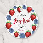 ストロベリーブルーベリーガール誕生日ありがとう フェイバータグ (裏面)