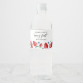 ストロベリーブルーベリースイートベリーバースデーパーティー ペットボトルラベル (正面)