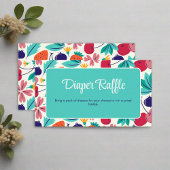 ストロベリーブルーベリーベリースイートベビーシャワー エンクロージャーカード