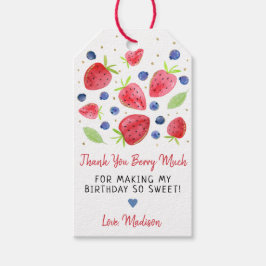 ストロベリーブルーベリーベリースウィート誕生日 ギフトタグ
