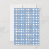 ストロベリーブルーベリーボーイ赤ちゃんシャワー サンキューカード (裏面)