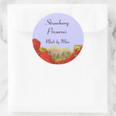 ストロベリープカスタムザーズ缶詰ラベルシール ラウンドシール (バッグ)