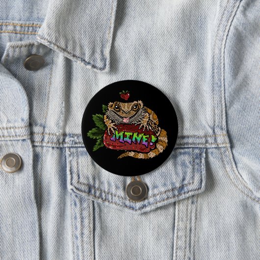 ストロベリーベアーディドラゴン"MINE!" 缶バッジ (インサイチュ)