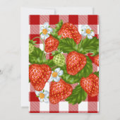 ストロベリーベイビーシャワーベリーベイビー 招待状 (裏面)