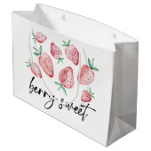 ストロベリーベストベリースウィート農家市場パーティー ラージペーパーバッグ (裏面アングル)