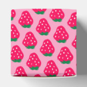 ストロベリーベビーガールシャワーベリースイートサンキュー フェイバーボックス (上部)