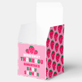ストロベリーベビーガールシャワーベリースイートサンキュー フェイバーボックス (オープン)