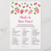 ストロベリーベビーシャワーあなたの財布のゲームの何 (正面)