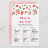 ストロベリーベビーシャワーあなたの財布のゲームの何 (正面/裏面)