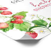 ストロベリーベビーシャワーへようこそ ポスター (角)