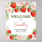 ストロベリーベビーシャワーへようこそ ポスター (正面)