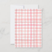 ストロベリーベビーシャワーサンキューカード サンキューカード (裏面)