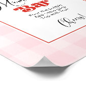 ストロベリーベビーシャワーテーマママ – オーサバー ポスター (角)