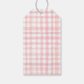 ストロベリーベビーシャワーメッセージカード |イチゴ ギフトタグ (裏面)