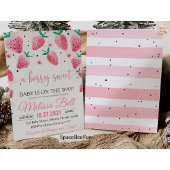 ストロベリーベビーシャワー招待状ベリースウィートベビー 招待状