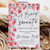 ストロベリーベビーシャワー招待状ベリースウィートベビー 招待状