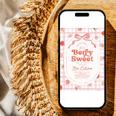 ストロベリーベビーシャワー招待状 招待状