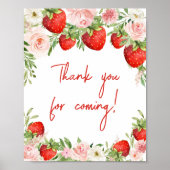 ストロベリーベビーシャワー来ありがとう ポスター (正面)