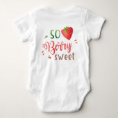 ストロベリーベビーボディスイートベリースイートガール ベビーボディスーツ (裏面)