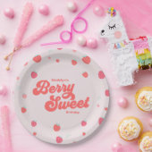 ストロベリーベリースイーツ誕生日サマー ペーパープレート (パーティー)