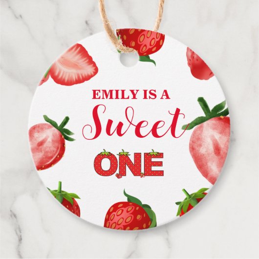 ストロベリーベリースイーツ誕生日|ベリーファースト フェイバータグ (正面)