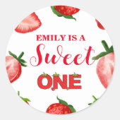 ストロベリーベリースイーツ誕生日|ベリーファースト ラウンドシール (正面)