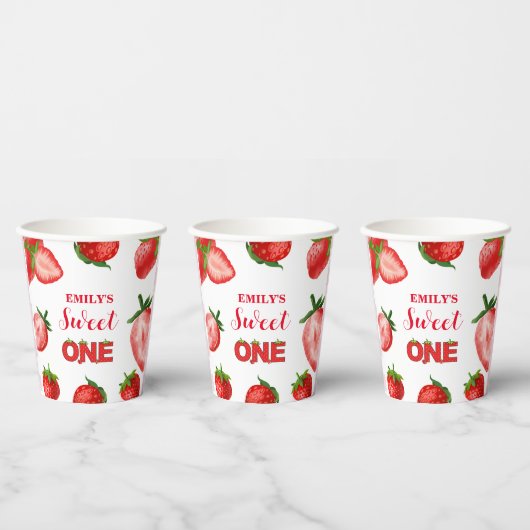 ストロベリーベリースイーツ誕生日|ベリーファースト 紙コップ (複数)