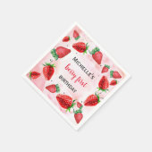 ストロベリーベリースイートガールズ誕生日 スタンダードカクテルナプキン (角)