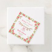 ストロベリーベリースイートクロザラインベビーシャワー フェイバータグ (インサイチュ)