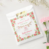 ストロベリーベリースイートクロザラインベビーシャワー フェイバーバッグ (封をした状態)