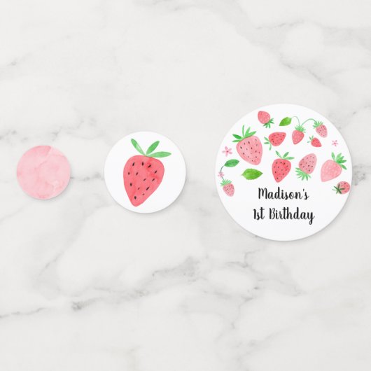 ストロベリーベリースウィート誕生日 コンフェッティ (裏面)