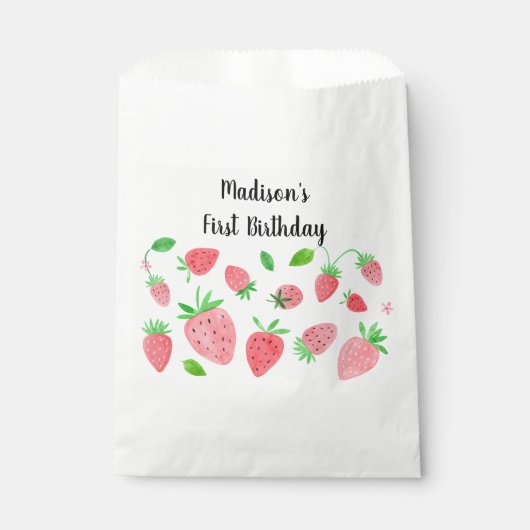 ストロベリーベリースウィート誕生日 フェイバーバッグ (正面)