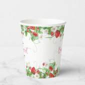 ストロベリーベリースウィート誕生日 紙コップ (右)