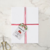 ストロベリーベリースウィート1st誕生日パーティー ギフトタグ (より糸付き)