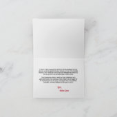 ストロベリーベリースウィート1st誕生日パーティー サンキューカード (内部)