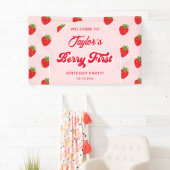 ストロベリーベリー1st誕生日パーティーへようこそ 横断幕 (インサイチュ)