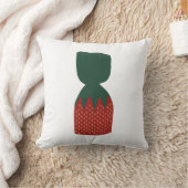 ストロベリーボンボンボンボンボンボンガニーズ クッション (ブランケット)