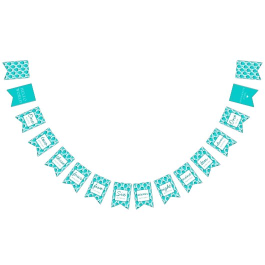 ストロベリーボーリーベリーファースト誕生日マイルストーン  バンティングフラッグ (全)