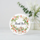 ストロベリーマウス赤ちゃんシャワー – サンキューカード シーズンカード (スタンド正面)