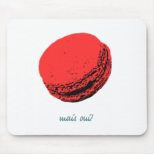 ストロベリーマカロン マウスパッド (正面)