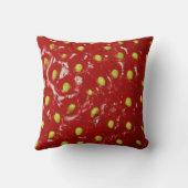 ストロベリーマクログラフィー クッション (裏面)