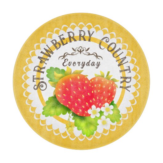 ストロベリーマスタード カッティングボード (正面)